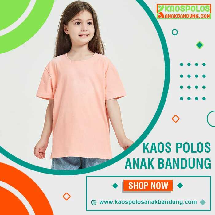 Baju Kaos Polos Anak Perempuan Bandung