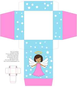 Free printable angel box- other colors available! 