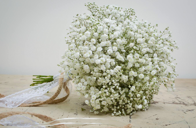 baby's breath for wedding hand flower bouquet