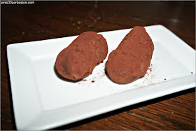 Trufas Caseras de Chocolate del Restaurant Vlaming en Amsterdam