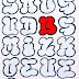 New Fonts Graffiti Alphabet Bubble