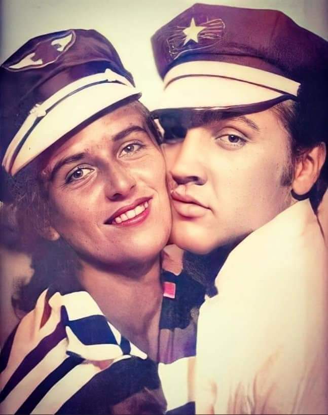 ELVIS AND JUNE JUANICO.  "IN THE TWILIGHT OF MEMORY". 1956
