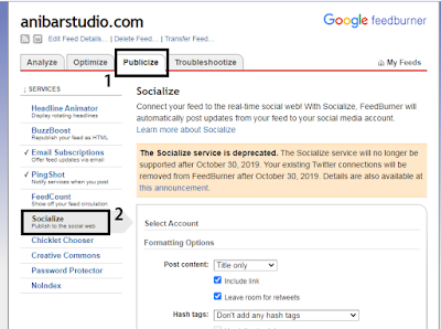 Cara mudah dan lengkap Membuat RSS Feed blog di feedburner - seo Terbaru | anibarstudio.com