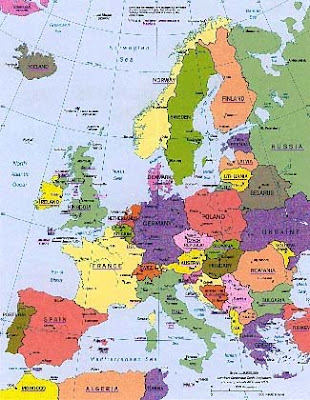 map of european countries and capitals. map of european countries and