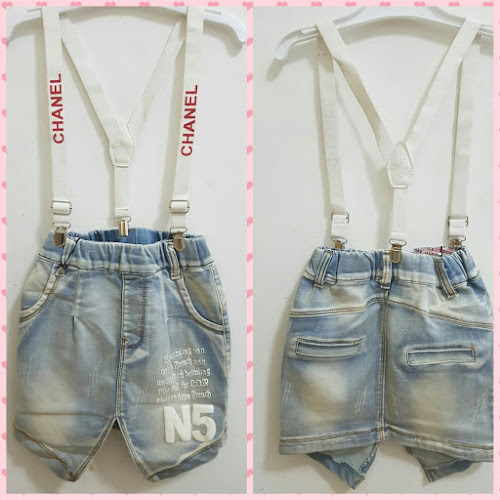 Rok dan Suspender Anak RSD0001 Jeans