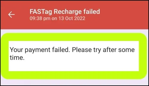 How To Fix FASTag Recharge Failed Problem Solved on PhonePe