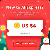 (Back Again) AliExpress App - Get $4 Off Coupon On Signup (Valid On Minimum Purchase Of $5)