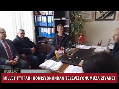  MİLLET İTTİFAKI PAYDAŞLARINDAN OLUŞAN HEYET TELEVİZYONUMU ZİYARET ETTİ. 