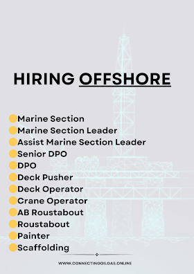 At Consultec we are looking for the best profiles for an Offshore campaign