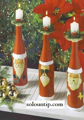  botellas-manualidades-navideñas