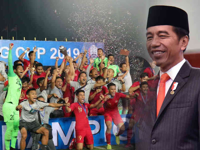 Jokowi Sambut Kemenangan Timnas Indonesia di Piala AFF U-22 2019
