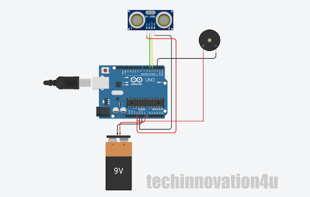 Smart glasses for Blind using Arduino & Ultrasonic sensor