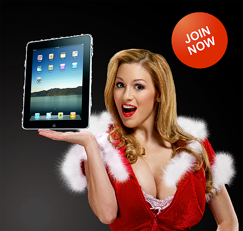 WIN JORDAN CARVER'S APPLE IPAD BY JOINING NOW 
