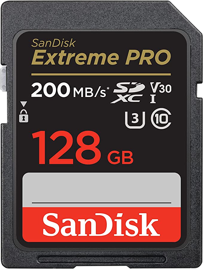 SanDisk 128GB Memory Card 2023