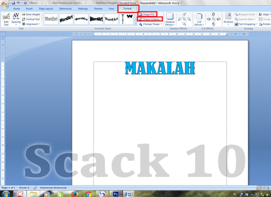 Cara Membuat Cover Makalah Di Microsoft Office Word 2007 