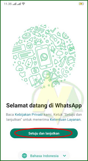Cara Menggunakan 2 WhatsApp di satu perangkat HP Android atau Smartphone dengan WhatsApp Origin atau Whatsapp Resmi dijamin aman