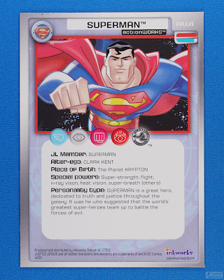 2003 Inkworks : Justice League - Action Works AW1 - Superman