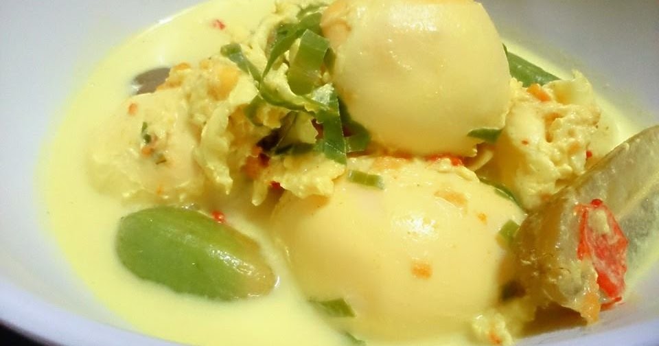 MASAKAN KAMPONG GULAI TELUR ITIK - Dari Dapur Kak Tie