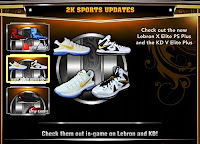 NBA 2K13 LeBron X Elite PS Plus and KD V Elite Plus Shoes