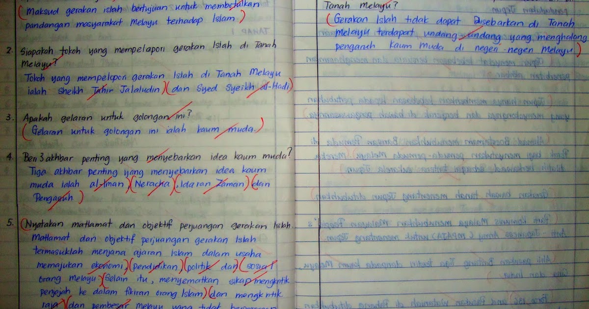 Cara Menjawab Soalan Esei Sejarah Tingkatan 4 Bab 1 