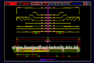 Gambar-Jembatan-Gelagar-Beton-Bertulang-Balok-T-Kelas-B-Bentang-13-Meter-Format-DWG-Autocad-04