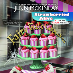 book cover of cozy mystery audiobook Strawberried Alive by Jenn McKinlay