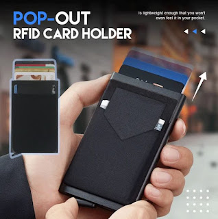 Pop up Wallet – RFID Blocking Credit Card Holder