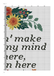 DMX Up In Here Lyrics cross stitch pattern - Tango Stitch