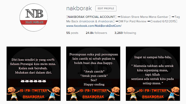 Review Instagram Yang Murah | @nakborak