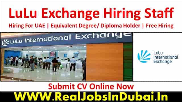 Lulu Exchange Careers Jobs Opportunities In UAE - 2024