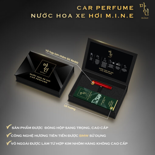 Nước hoa xe hơi Mine Đỏ – Hương Thảo mộc Mine Car Perfume Reddy – Herbs