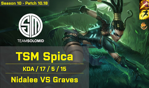 TSM Spica Nidalee JG vs TL Grig Graves - NA 10.18