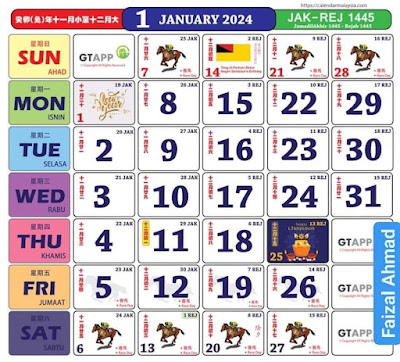 kalendar kuda 2024