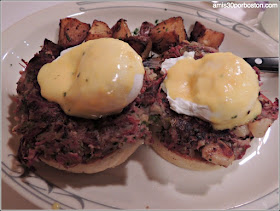 Corned Beef Hash Eggs Benedict $15