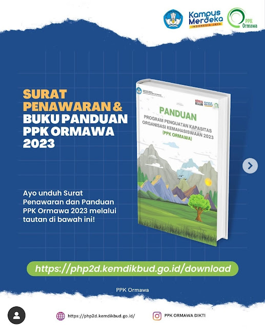 Kemahasiswaan DIKTI Rilis Panduan PPK Ormawa 2023