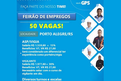 Grupo GPS realiza Feirão de Empregos em Porto Alegre nesta quinta-feira (14/03)