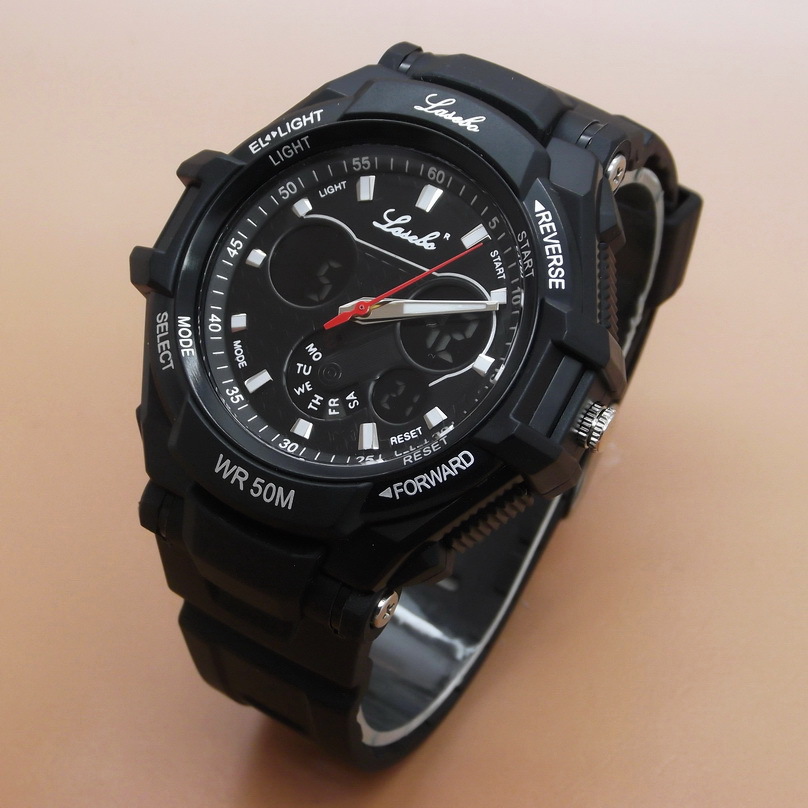 Jam Tangan Original Lasebo LSB-865 (Full Black)