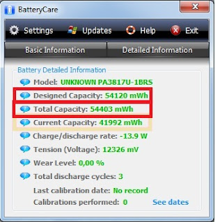 Merawat Baterai Notebook dengan BatteryCare