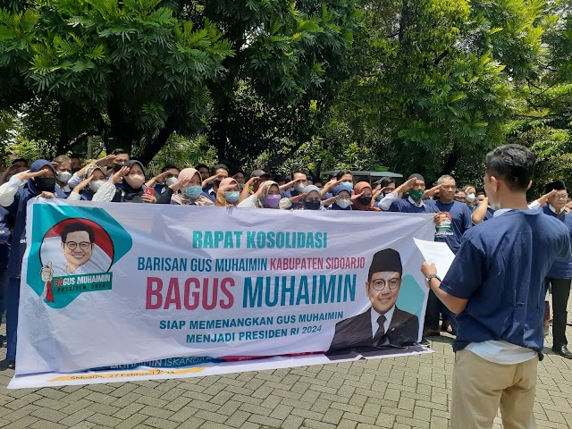 Deklarasi Dukungan Terhadap Gus Muhaimin Iskandar Jadi Presiden 2024 Mengalir dari Bagus Muhaimin di Sidoarjo