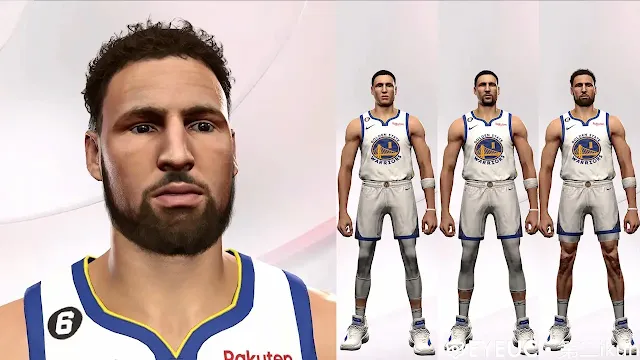 NBA 2K24 Klay Thompson Cyberface Update (Multiple Hairstyles)