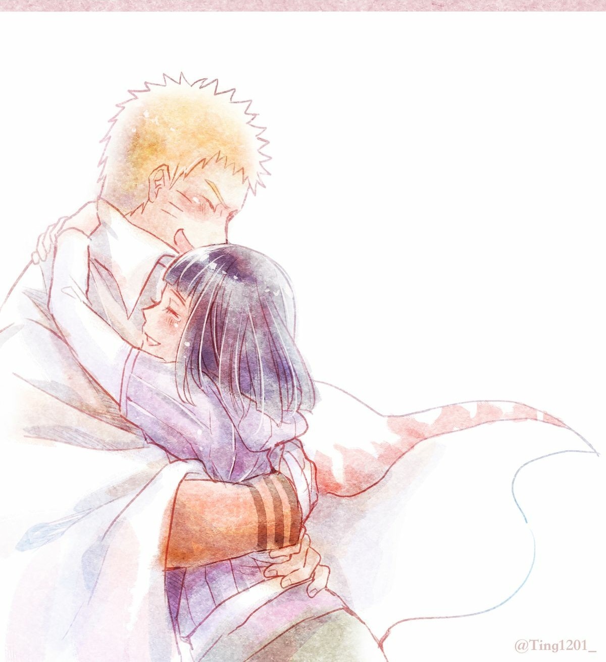 Ilustrasi Kisah Cinta Naruto Dan Hinata Dari Waktu Ke 