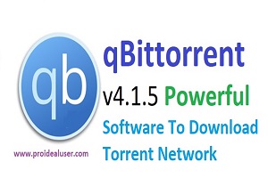 qBittorrent v4.1.5 Powerful Software To Download Torrent Network