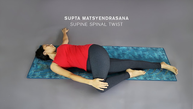 Supta Matsyendrasana (Spinal Twist)