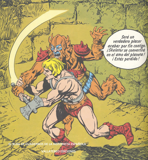 Viñeta Masters del Universo. Timun Mas, 1985