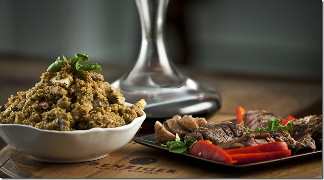 2006 ZD Pino Noir Celery Root Quinoa Duck Breat