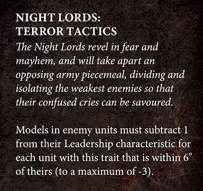 chaos space marines 8th edition emperors children world eaters alpha legion iron warriors night lords legion traits stratagems relics psychic powers