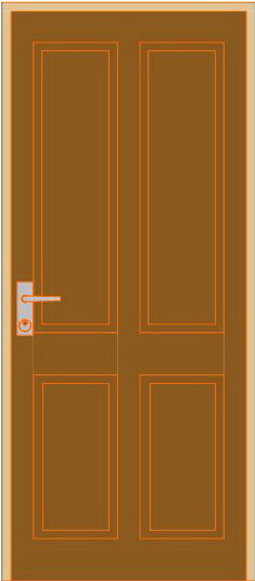 Contoh Rumah Minimalis  gambar  pintu  minimalis  panel 