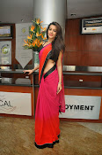 Deeksha panth sizzling saree stills-thumbnail-16