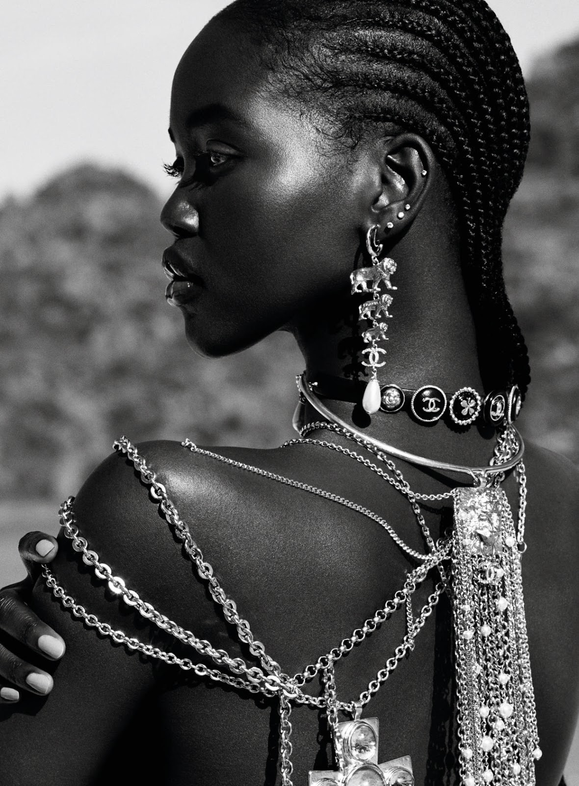 Adut Akech in Vogue Italia June 2022 by Vito Fernicola