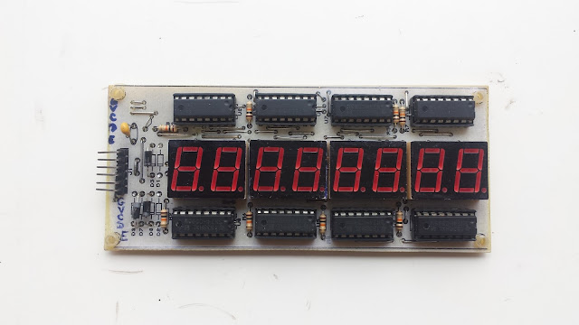 Making A DIY SN74HC595 Serial 10-Digit 7-Segment Display Board